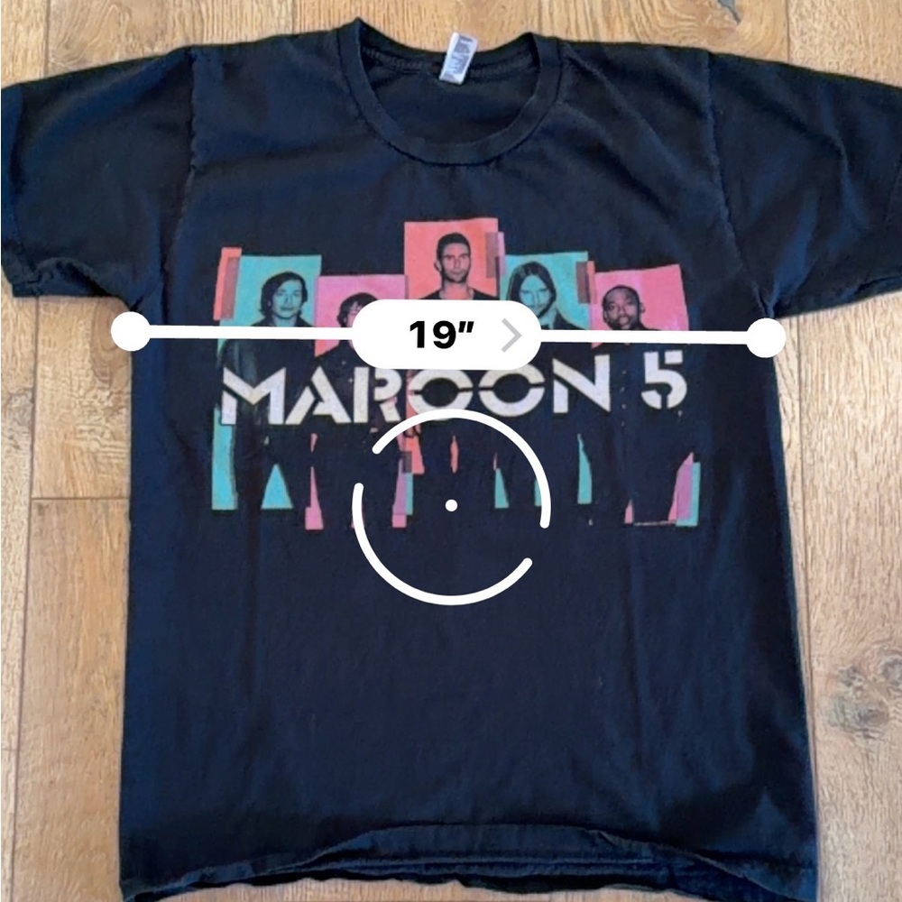 Maroon 5 Graphic Band Tee - Black vintage band t-shirt - Picture 3 of 5